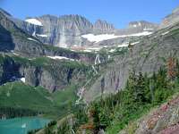 Grinnell Lake and Grinnell Glacier